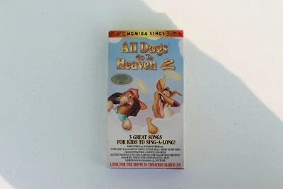 ALL DOGS GO TO HEAVEN 2 * VHS * PREVIEW * BLOCKBUSTER VIDEO EXCLUSIVE * MGM/ UA - Image 1 of 4