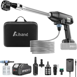 Cordless Pressure Washer, 986PSI Portable Power Cleaner with 4.0 Ah Battery, 6-I - Picture 1 of 9