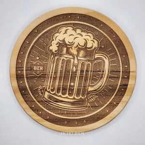 GIFTS COASTERS LASER ENGRAVING BAR-HOME-DRINKS COLLECTION FREE SHIPPING - Picture 1 of 12