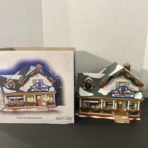 DEPT 56 SNOW VILLAGE MARJORIE'S BLUE RIBBON BAKED GOODS - #805500 - Picture 1 of 10