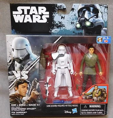 Star Wars Force Awakens Snowtrooper vs Poe Dameron 3.75" Action Figure 2-Pack - Image 1 of 3