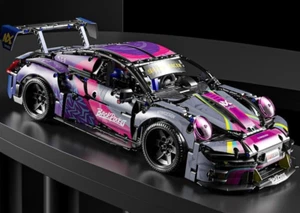 Porsche GT3 RS 1:10 l Baustein-Set – 1580 Teile, Technik, Supersportwagen - Bild 1 von 5