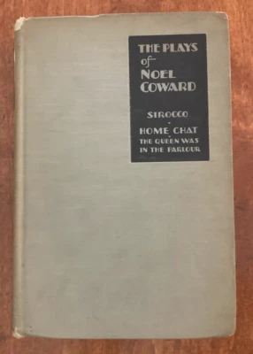 THE PLAYS OF NOEL COWARD FIRST SERIES 1928 1ST ED HC G+ THREE PLAYS - Image 1 of 4