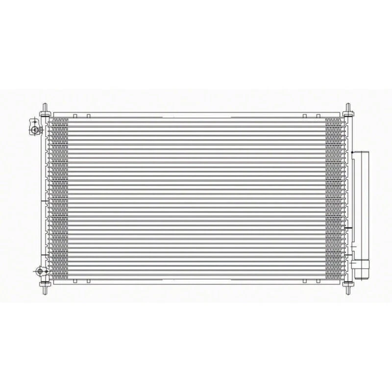 Condensador de CA compatible con Acura Tsx 2004-2008 4 puertas 2,4 L 80110SEA003 AC3030119 Foto 1 de 1