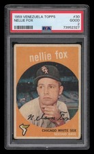 PSA 2 VENEZUELAN NELLIE FOX HOF 1959 VENEZUELA TOPPS #30 GRADED GOOD RARE *TPHLC