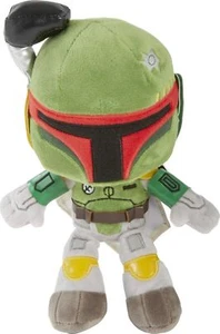 Star Wars Boba Fett Plüschtier 8" Charakterfigur weiche Puppe gekleidet in klassischem Look - Bild 1 von 6