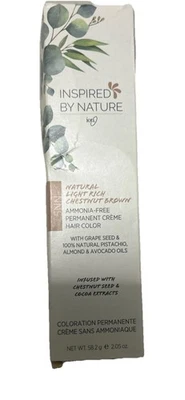 Inspired By Nature ION HAIR Tintura Light Rich Castanha Marrom/5NN, nova sem amônia - Imagem 1 de 4