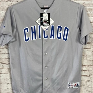 Chicago Cubs #22 Mark Prior Majestic Gray Away Button Jersey XL NEW WITH TAGS - Picture 1 of 16