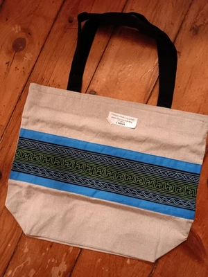 Bolso de Mano y Cartera Zee de Lino (Hecho a Mano en China) Foto 1 de 4