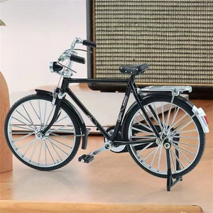 Retro 1:10 Miniature Alloy Bicycle Bike Alloy Model Bicycle Collection Gift - Picture 1 of 11