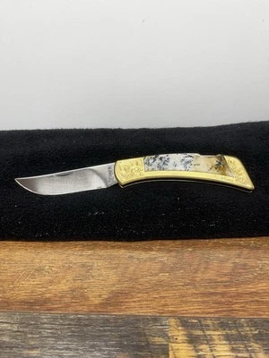 Navaja de Bolsillo Plegable Gerber Agate Stone Limited 0056 Deportista Grande Caza Foto 1 de 4