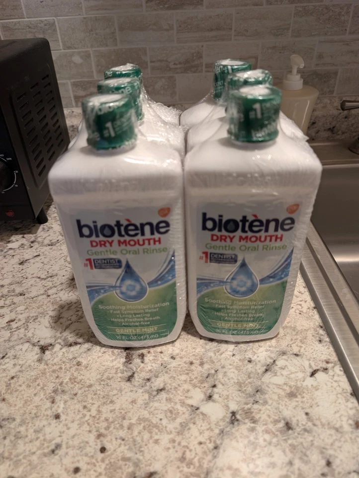 Enjuague oral suave para boca seca bioteno 16 oz suave como nuevo - Lote de 8 -28/09/2026 Foto 1 de 2
