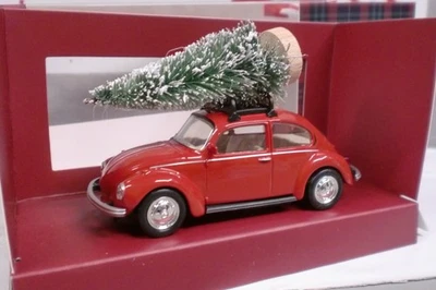 NOREV  1/43 - VOLKSWAGEN MAGGIOLONE 1300 CON ALBERO NATALE - ROSSA - Immagine 1 di 2