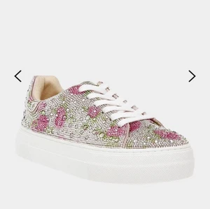 NEU Betsey Johnson Damen Floral SIDNY Plateau Sneaker Strass BLING 9,5 1389 - Bild 1 von 7