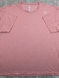 Rhoback Blitz Tech Tee Mens 2XL Heather Red Short Sleeve Performance Stretch XT2 - Picture 1 of 12