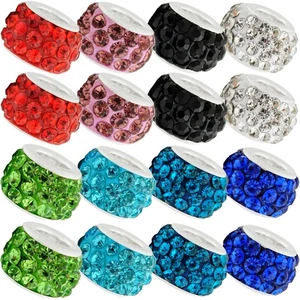200 Pcs Bead Bracelet Accessories Crystal Beads for Bracelets Rhinestone Spacer - Picture 1 of 12