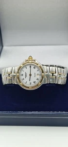 Raymond Weil Parsifal Lady's Stainless Steel Slim Watch with 18ct Gold Bezel. - Picture 1 of 15