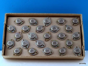 25 TRANSISTORES DE GERMANIO PNP P217V /P217/ 24W 7.5A 60V / ASZ17/ MILITAR - Imagen 1 de 7