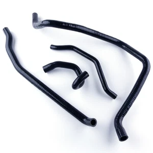 Black For 2006-2008 CAN AM OUTLANDER MAX 800 XT Silicone Radiator Coolant Hose - Picture 1 of 8