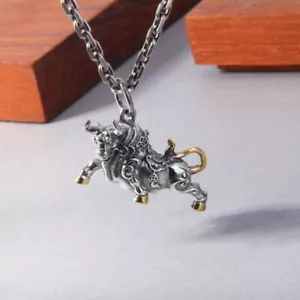 A27 Anhänger Stier Sterling Silber 925 - Bild 1 von 7