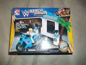 WWE Stack Down 21012 Dolph Ziggler's Zig Zag Cycle 117 pc new sealed - Picture 1 of 1