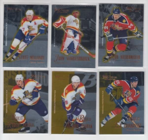95/96 Pinnacle Select Certified Florida Panthers w/RCs (6 Cards) Jovanovski RC + - Bild 1 von 2