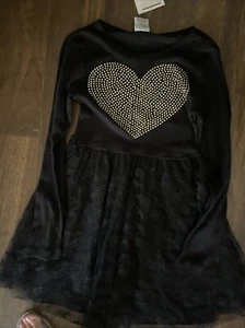 Flowers By Zoe Heart Girls Dress size 10-12 NWT Vintage - Picture 1 of 5