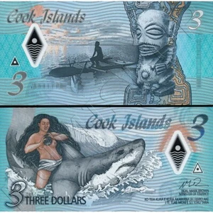 ISLAS COOK 3 dollares  3$ COOK ISLAND 2021 - PREFIX AA (Erótico) P-11 - Imagen 1 de 1