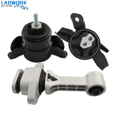 Motor & Trans Mount 3PCS Set For Kia Forte/ Forte Koup/ Forte5 for Auto Trans Foto 1 de 4