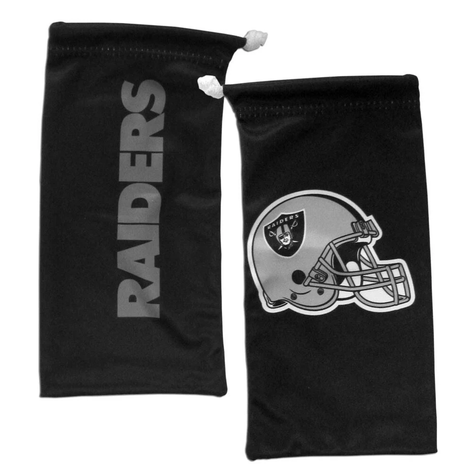 Las Vegas Raiders Sunglasses Microfiber Bag for Glasses NFL Football - Image 1 of 1