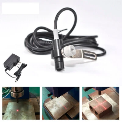 635nm 10mW Dot Line Cross Red Light Positioning Laser Diode Module  5V Adapter - image 1 of 4