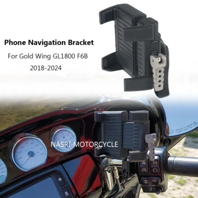 Soporte de teléfono GPS para HONDA Gold Wing GL1800 2018-2024 soporte de navegación Foto 1 de 4