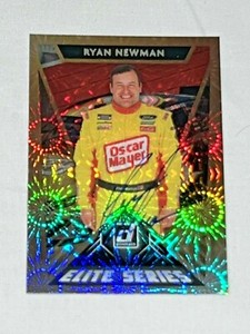 Ryan Newman 2021 PANINI ELITE SERIES DONRUSS ROUSH #6 NASCAR autographed card