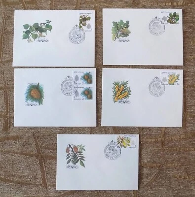 Vintage old First day issue stamped Envelope FDC Flora Soviet USSR Russian stamp - Image 1 of 4