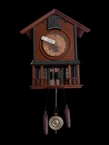 The Bradford Exchange John Wayne: American Icon Collectible Cuckoo Clock - Picture 1 of 9