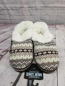 MUK LUKS Women’s Slippers Brown  Style 16992-400 Lined New Multi sizes - Picture 1 of 6