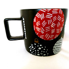 Starbucks 2016 Christmas Ornament Mug Black Red White 14 oz Coffee Cup