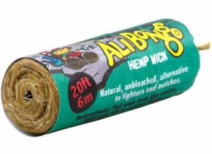 Pack of 3 Pocket Wick - 20ft Hemp Wicks - Free UK P&P