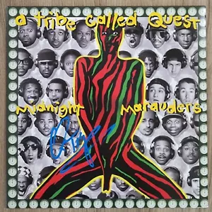 Q-Tip signierte A Tribe Called Quest - Midnight Marauders Vinyl Schallplatte LP Rap RAD - Bild 1 von 1