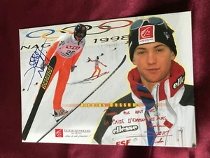 Autogramm NICOLAS DESSUM-Skispringen FRANKREICH-Weltcupsieg 1995 Sapporo-AK - Picture 1 of 2