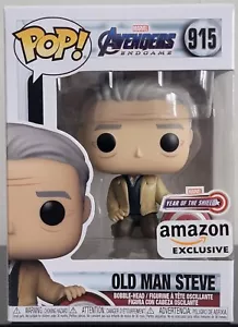 Funko Pop! Avengers Endgame VIEJO HOMBRE STEVE Año del Escudo Exclusivo de Amazon - Imagen 1 de 7