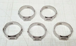 Lot of 5 OEM Vespa Piaggio Hose Clamps CM001905 Genuine *NEW* - Bild 1 von 2