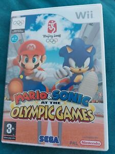 MARIO & SONIC AT THE OLYMPIC GAMES (Wii, 2007) WII WII U GAME 3+ W/M PAL FAMILY.