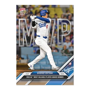 2024 MLB Topps NOW OS6 SHOHEI OHTANI NL MOST VALUABLE PLAYER LA DODGERS PRESALE - Picture 1 of 2
