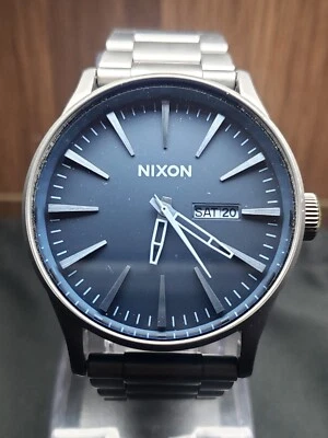 Reloj Nixon Sentry SS - Colección Cristal Azul *RARO* Foto 1 de 3
