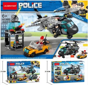Lelebrother Bausteine 8650 Polizei 296 Teile ab 6 Jahren kompatibel NEU - Bild 1 von 4