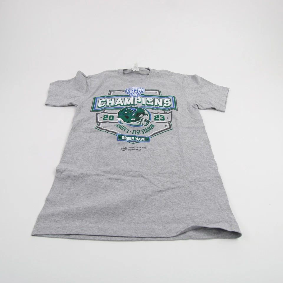 Tulane Green Wave Next Level Short Sleeve Shirt Men's Gray New - Image 1 of 1