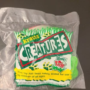 1997 Wild Kratts Creatures Green Elephant Wendy’s Kids Meal Puzzle Toy New NIP - Picture 1 of 3