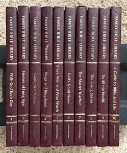 Family Bible Library 10 Book Complete Set 1971 Hardcover Southwestern Company - Bild 1 von 6