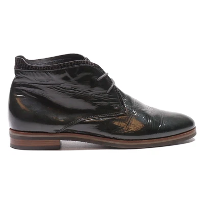 Botas con cordones MARIPE de cuero negro para mujer UK 7 Foto 1 de 4